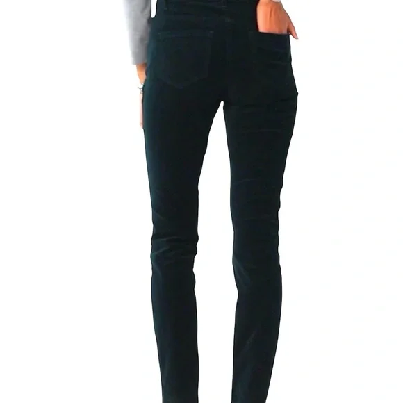 J. Jill Black Luxe Velveteen Stretch High-Rise Jeans - Picture 3 of 11